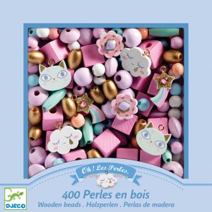 Djeco - 400 Wooden Beads