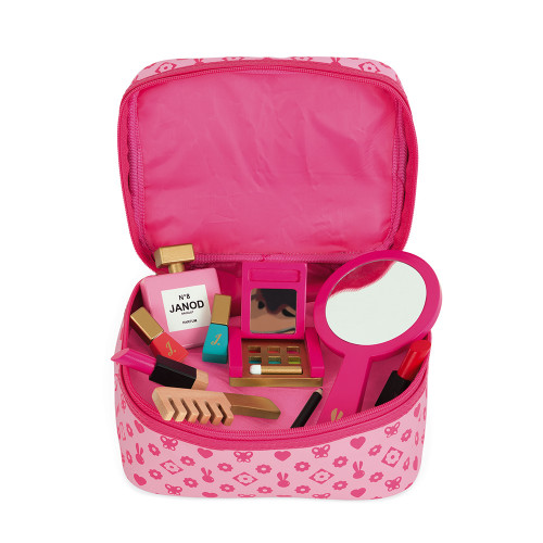 Janod - Miss P'tite Vanity Case with wooden accessories
