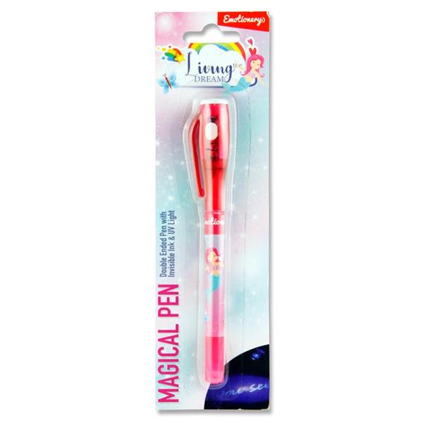 Mermaid Pen with Invisible Ink and Light