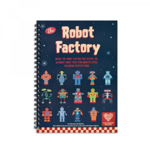 The Robot Factory Colouring Book from Clockwork Soldier