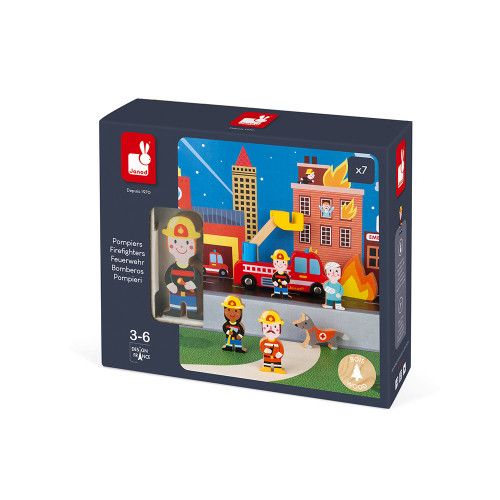 Janod - Firefighters Story Play Set
