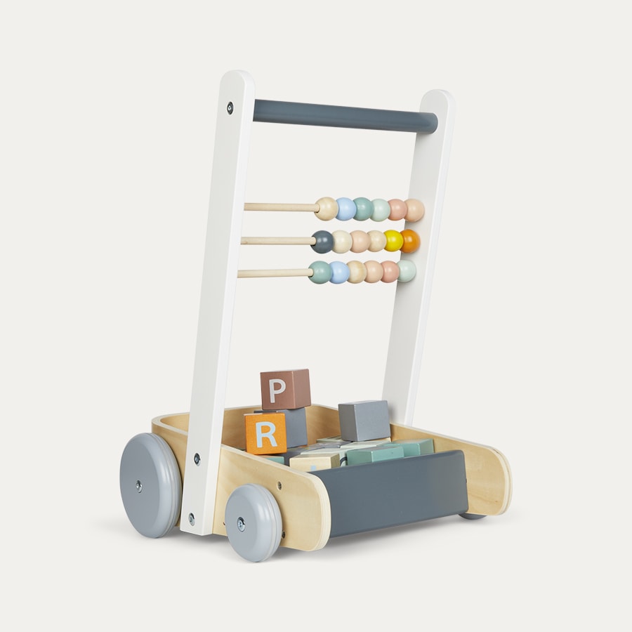 Janod - Sweet Cocoon Cart with ABC Blocks
