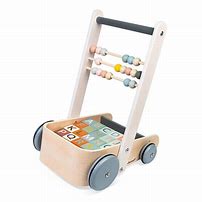 Janod - Sweet Cocoon Cart with ABC Blocks