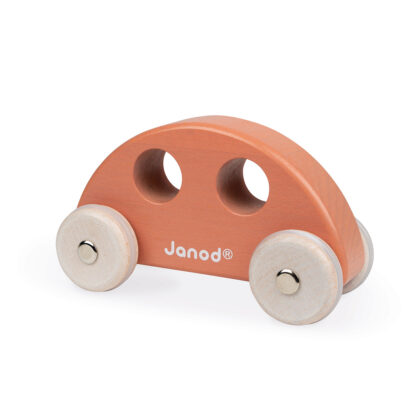 Janod - Wooden Car - Coral