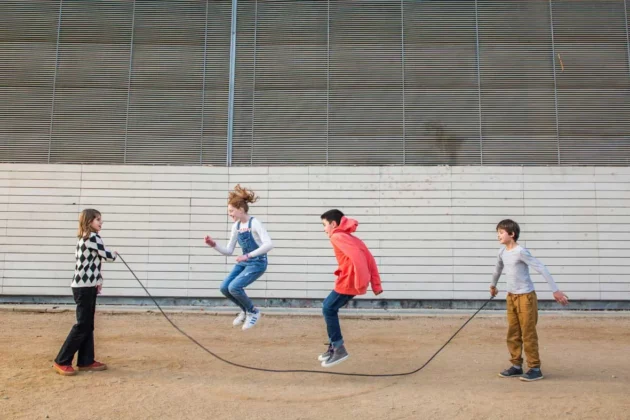 long playground skipping rope