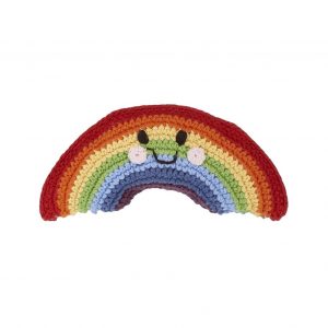 Pebble Rainbow Fair Trade Rattle for Babies