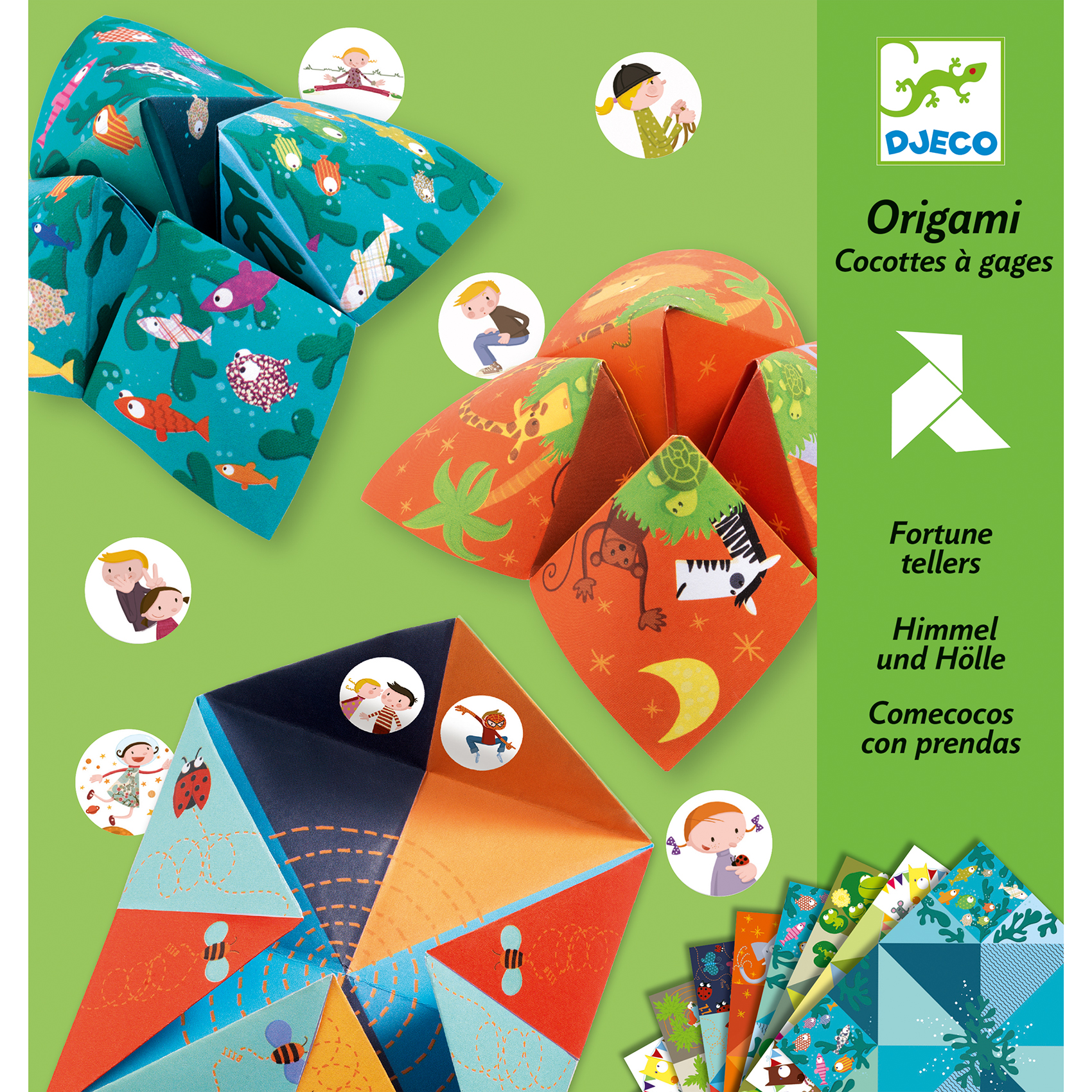 Djeco – Origami Brightly Coloured Fortune Tellers