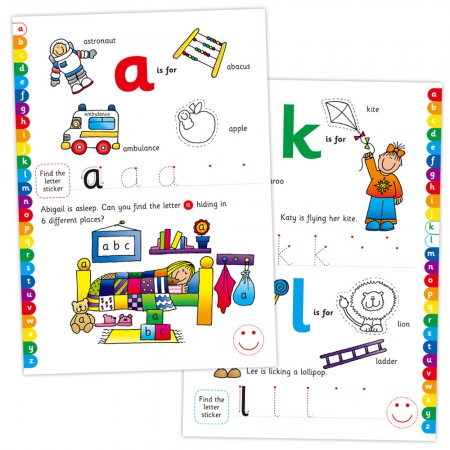 Alphabet Sticker Book for 3 and 4 year olds from Galt