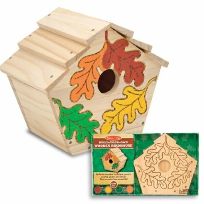 Melissa and Doug Build your own Birdhouse Woodwork Set for Children