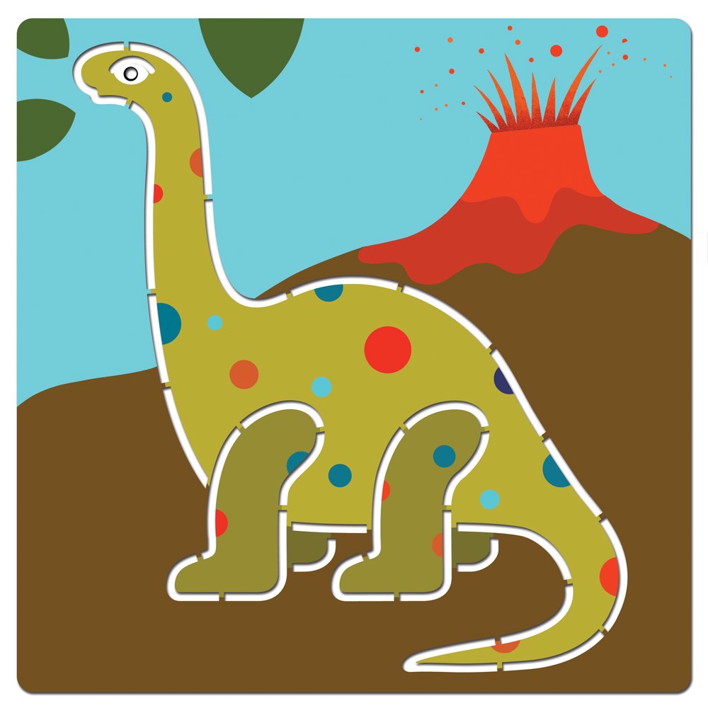 Dinosaur Stencils Djeco