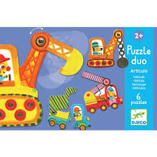 Djeco Duo Puzzles Vehicles
