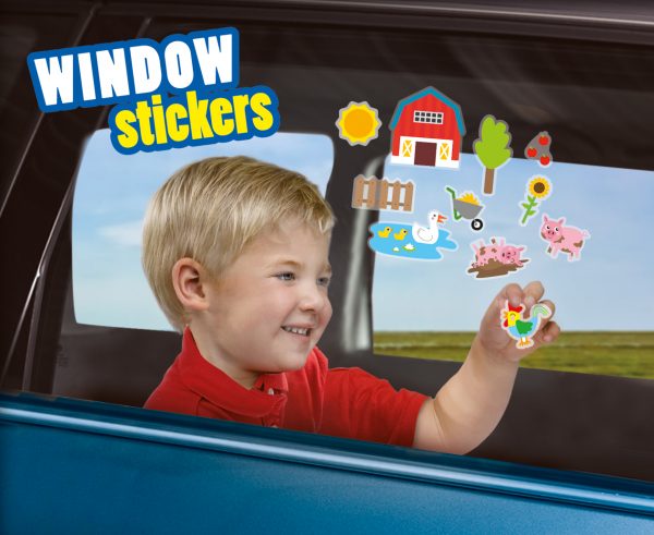 Farm themed window stickers from SES Creative