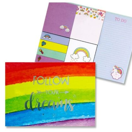 Follow Your Dreams - Sticky Notes Book