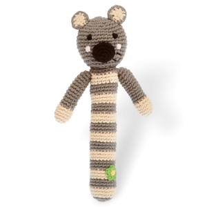 Pebble Crocheted Koala Baby Rattle