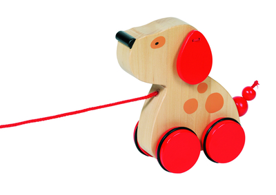 Luhna - Pull Along Dog from Goki Toys