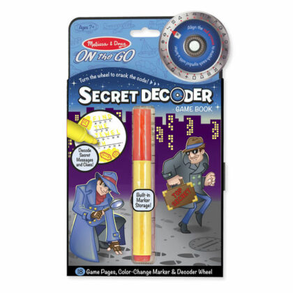 Melissa and Doug On the Go Secret Decoder Game Book