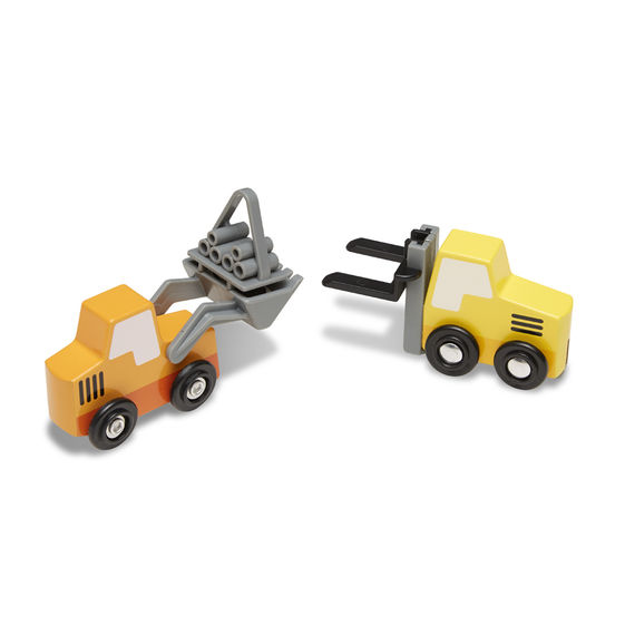 Melissa and Doug Wooden Construction Vehicles