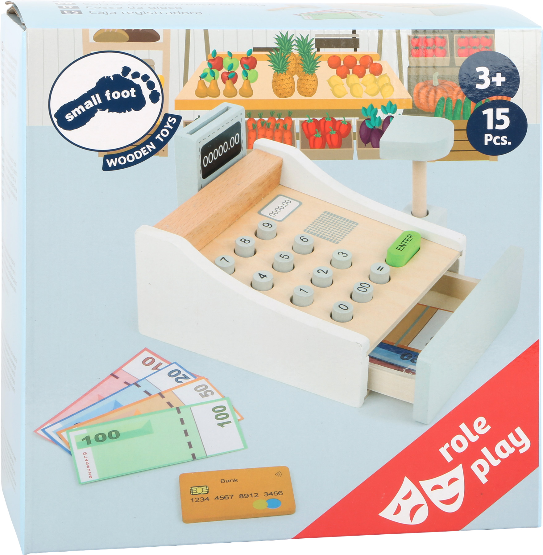 Play Wooden Cash Register from Small Foot Design Toys