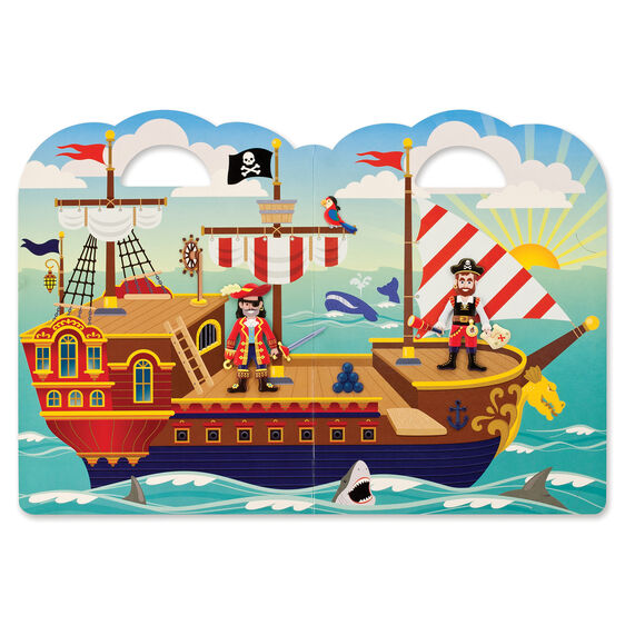Melissa and Doug Reusable Pirate Puffy Stickers
