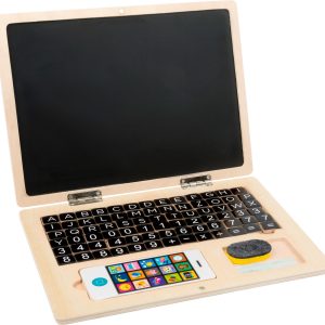 Wooden Laptop with Magnetic Chalk Board and Letters from Small Foot Design Toys
