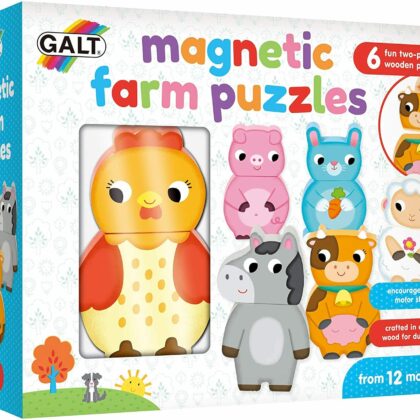 Wooden Magnetic Farm Animals from Galt Toys