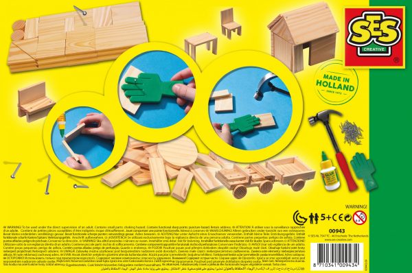 Woodwork Set for Children from SES Creative Carbon Neutral Toy