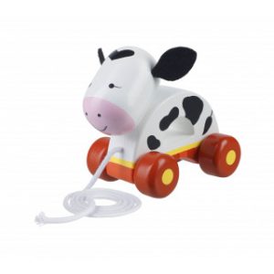 Orange Tree Toys - Wooden Pull Along Cow