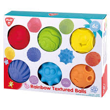 Textured ball set, sensory play for toddlers