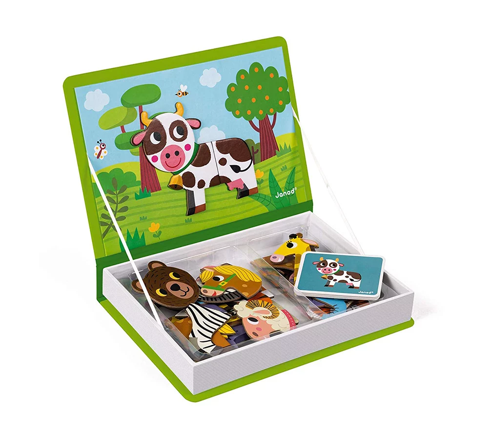 Janod - Magneti'book Animals - Toys and Games Ireland