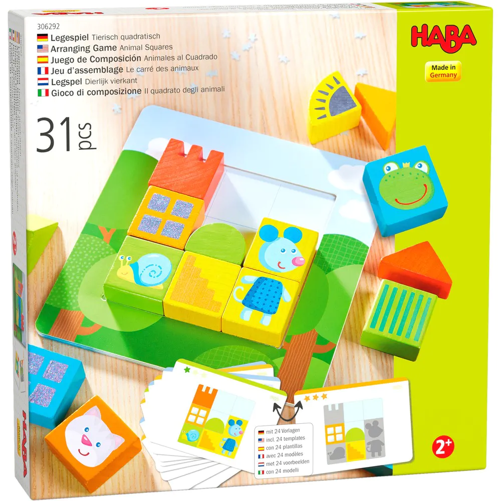 Arranging Game Animal Squares HABA Toys