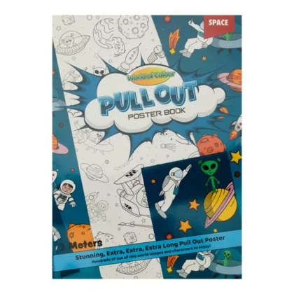 Space Pull Out Colouring Poster
